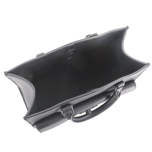 Louis Vuitton Lockme Tote PM Shoulder Bag Leather Noir Black - Picture 6 of 9